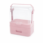 Burraq Luxury Large Makeup Organizer with Dustproof Lid & Drawers