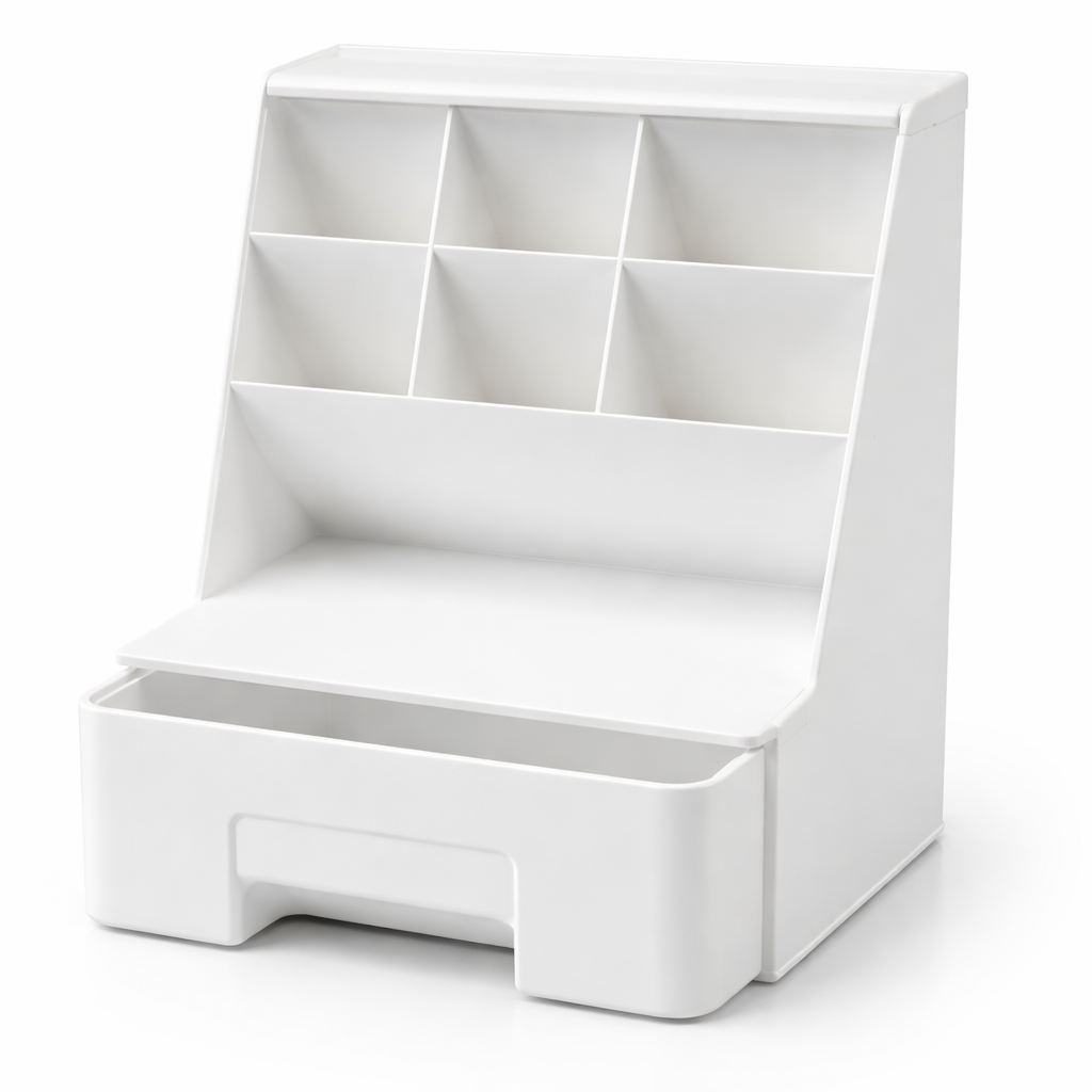 Burraq Luxury Multi-Compartment Makeup & Desk Organizer
