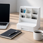 Burraq Luxury Multi-Compartment Makeup & Desk Organizer