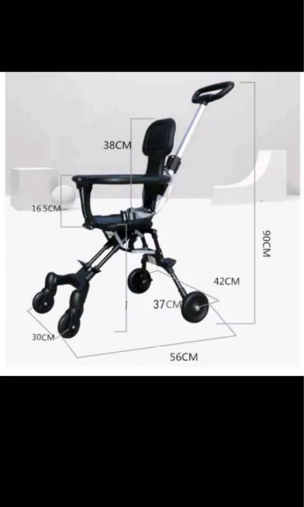 Burraq 3-in-1 Foldable Luxury Baby Stroller