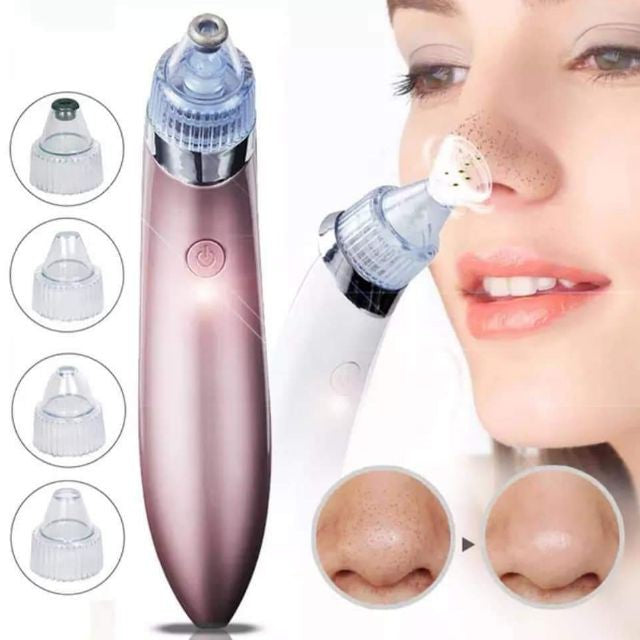 Burraq JB-8620 5in1 Pore Cleaner Vacuum – 5 Speed Blackhead & Acne Remover | Deep Facial Cleansing Machine
