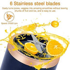 Burraq Portable Blender Juicer Machine – 2-in-1 USB Rechargeable Smoothie Maker | 400ml Personal Mini Fruit Mixer