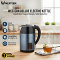 Burraq Western Deluxe Electric Kettle W-52 – 1.8L Stainless Steel Electric Kettle | 1500W Fast Boil