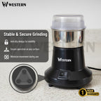 Burraq Western W-31 Electric Spice Grinder – 150W Stainless Steel Masala & Coffee Grinder Machine