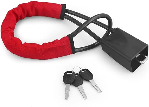 Burraq Car Seat Belt Steering Wheel Anti-Theft Locking Device