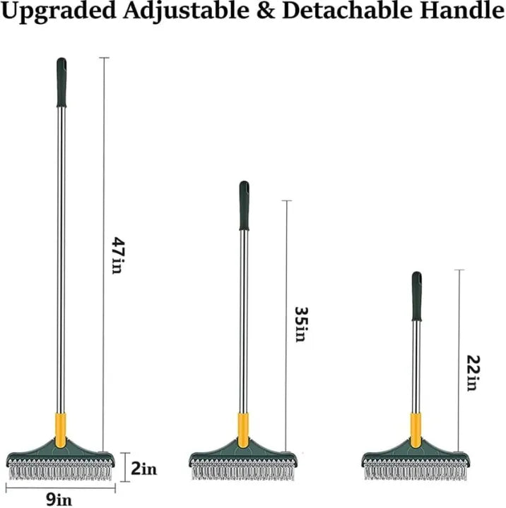 Burraq 2-in-1 Floor Cleaning Brush with Scraper