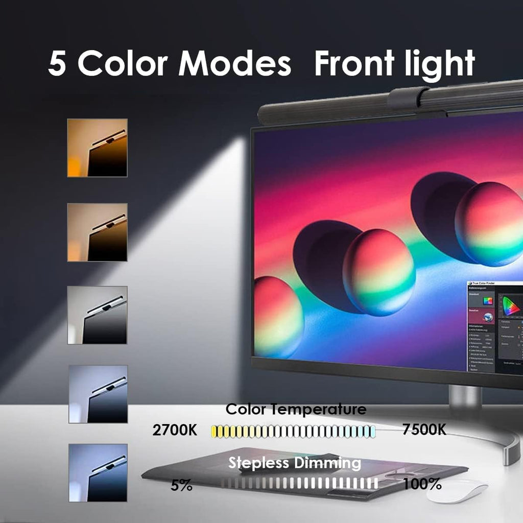Burraq RGB Monitor Light Bar – Eye Protection & Ambient Backlight