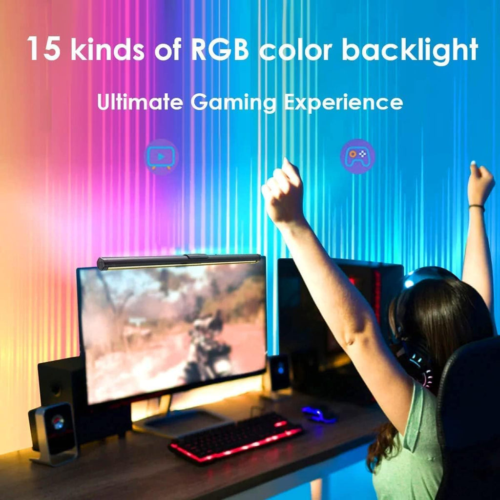 Burraq RGB Monitor Light Bar – Eye Protection & Ambient Backlight