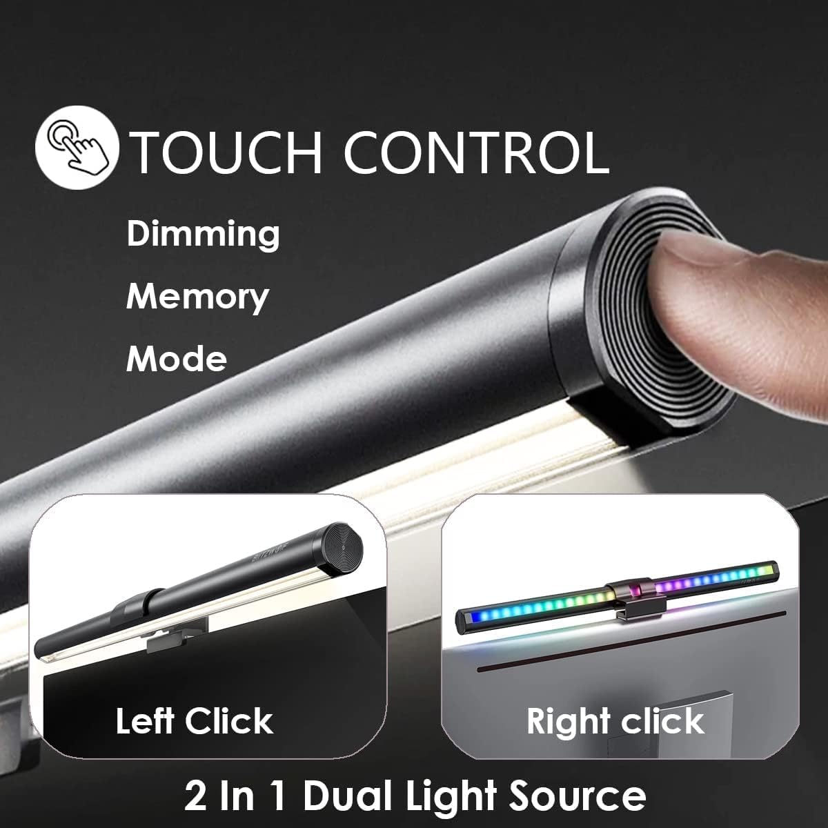 Burraq RGB Monitor Light Bar – Eye Protection & Ambient Backlight