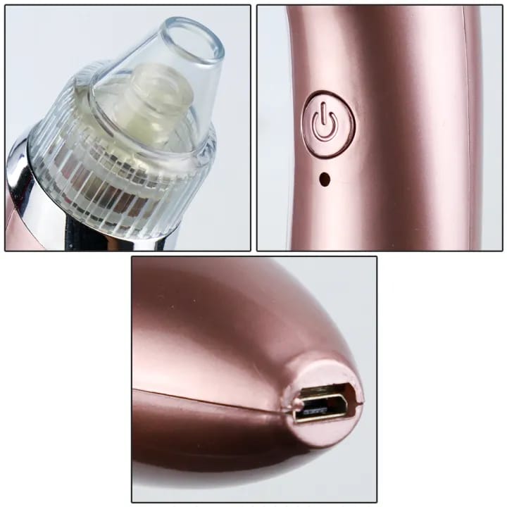Burraq JB-8620 5in1 Pore Cleaner Vacuum – 5 Speed Blackhead & Acne Remover | Deep Facial Cleansing Machine