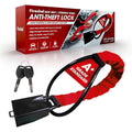 Burraq Car Seat Belt Steering Wheel Anti-Theft Locking Device
