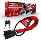 Burraq Car Seat Belt Steering Wheel Anti-Theft Locking Device