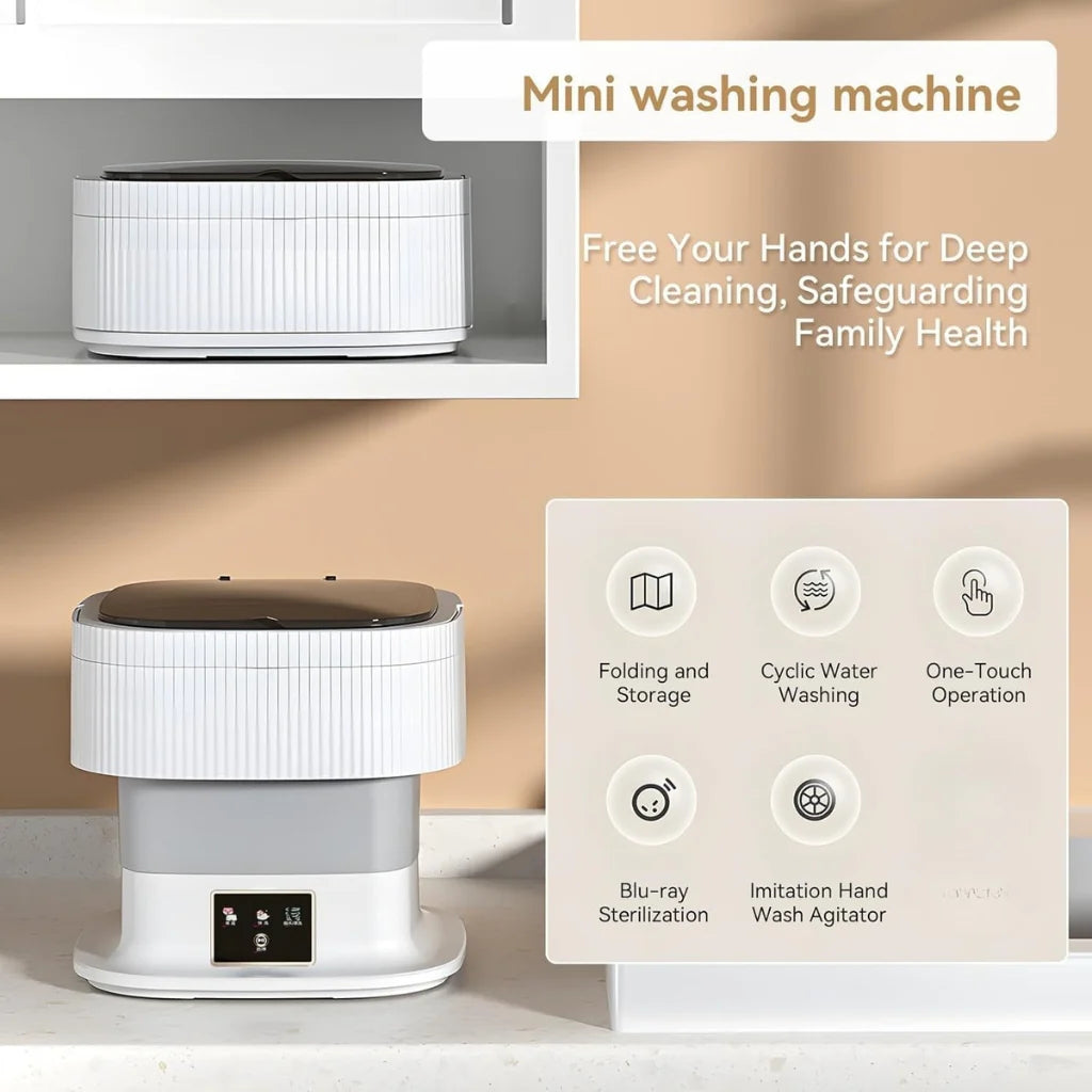 Portable Foldable Washing Machine – 11.5L