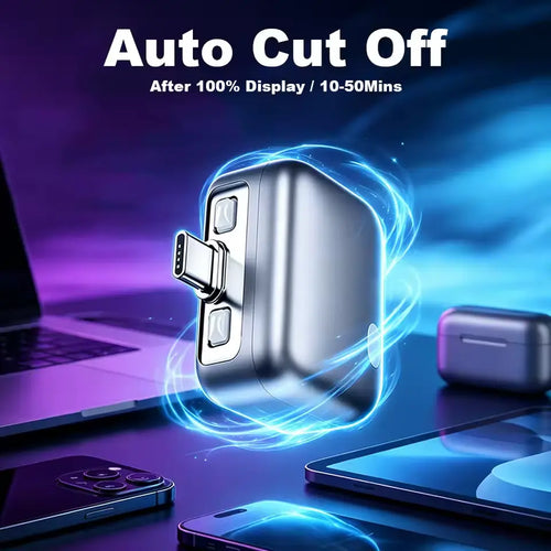 Burraq 140W AutoPop AI Smart Charger – Auto Power Cut-Off Fast Charging Adapter (Type-C)