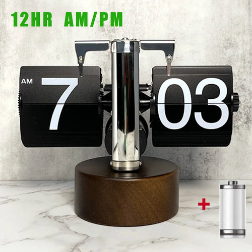 Automatically Page Turning Flipping Clock for Modern Home Office Decoration
