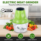Burraq 1.8L Electric Chopper Machine – Food Processor | Vegetable Cutter, Meat & Spice Grinder