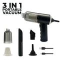 Burraq 3in1 Vacuum Cleaner – Rechargeable Dual-Mode Cordless Vacuum & Air Blower | Mini Handheld Cleaner for Car, Laptop, Keyboard, Sofa, Carpet, AC