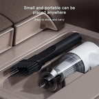 Burraq 3in1 Vacuum Cleaner – Rechargeable Dual-Mode Cordless Vacuum & Air Blower | Mini Handheld Cleaner for Car, Laptop, Keyboard, Sofa, Carpet, AC