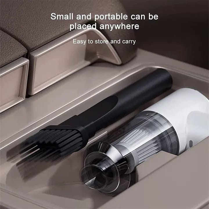Burraq 3in1 Vacuum Cleaner – Rechargeable Dual-Mode Cordless Vacuum & Air Blower | Mini Handheld Cleaner for Car, Laptop, Keyboard, Sofa, Carpet, AC