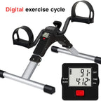 Burraq Digital Mini Exercise Cycle – Portable Pedal Exerciser with LCD Display | Adjustable Resistance