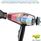 Burraq Hair Dryer – 2in1 Professional Travel Hair Dryer for Women & Men | Fast Drying Blow Dryer Machine