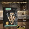 Burraq Trimmer for Men – 3-in-1 Professional Hair Trimmer, Beard Trimmer & Shaver | Turbo Power Grooming Kit