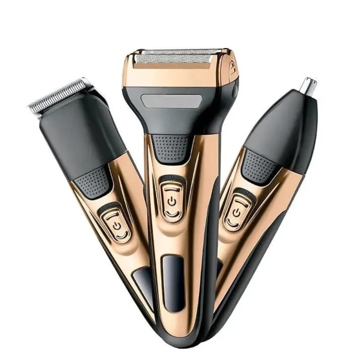 Burraq Trimmer for Men – 3-in-1 Professional Hair Trimmer, Beard Trimmer & Shaver | Turbo Power Grooming Kit