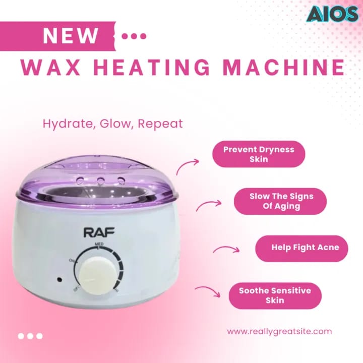 Burraq RAF Wax Heater Machine – Hair Removal Wax Warmer Pot | Electric Wax Heater with Temperature Control