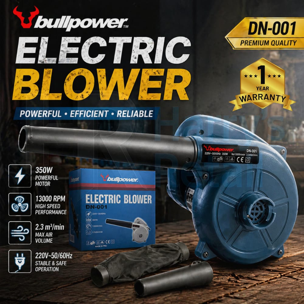 Burraq Electric Air Blower – 350W High Power Dust Cleaner 13000 RPM | Portable Dust Blower Machine