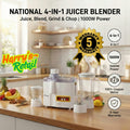 Burraq 4-in-1 Juicer Blender Grinder Machine – Heavy Duty High-Speed Motor | Juicer, Blender, Dry Mill & Chopper