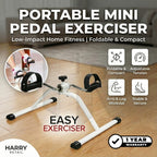 Burraq Mini Exercise Cycle – Foldable Pedal Exerciser for Home & Office | Adjustable Resistance Mini Exercise Bike