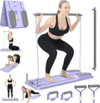 Burraq Multifunctional Pilates Board Abdominal Exercise Pushup Board 8IN1 - Automatic Rebound Full-Body Workout Machine for Men & Women