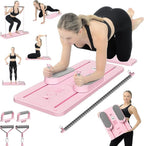 Burraq Multifunctional Pilates Board Abdominal Exercise Pushup Board 8IN1 - Automatic Rebound Full-Body Workout Machine for Men & Women