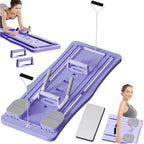 Burraq Multifunctional Pilates Board Abdominal Exercise Pushup Board 8IN1 - Automatic Rebound Full-Body Workout Machine for Men & Women