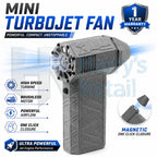Burraq Rechargeable Cordless Air Duster – Turbo Jet Fan with Brushless Motor