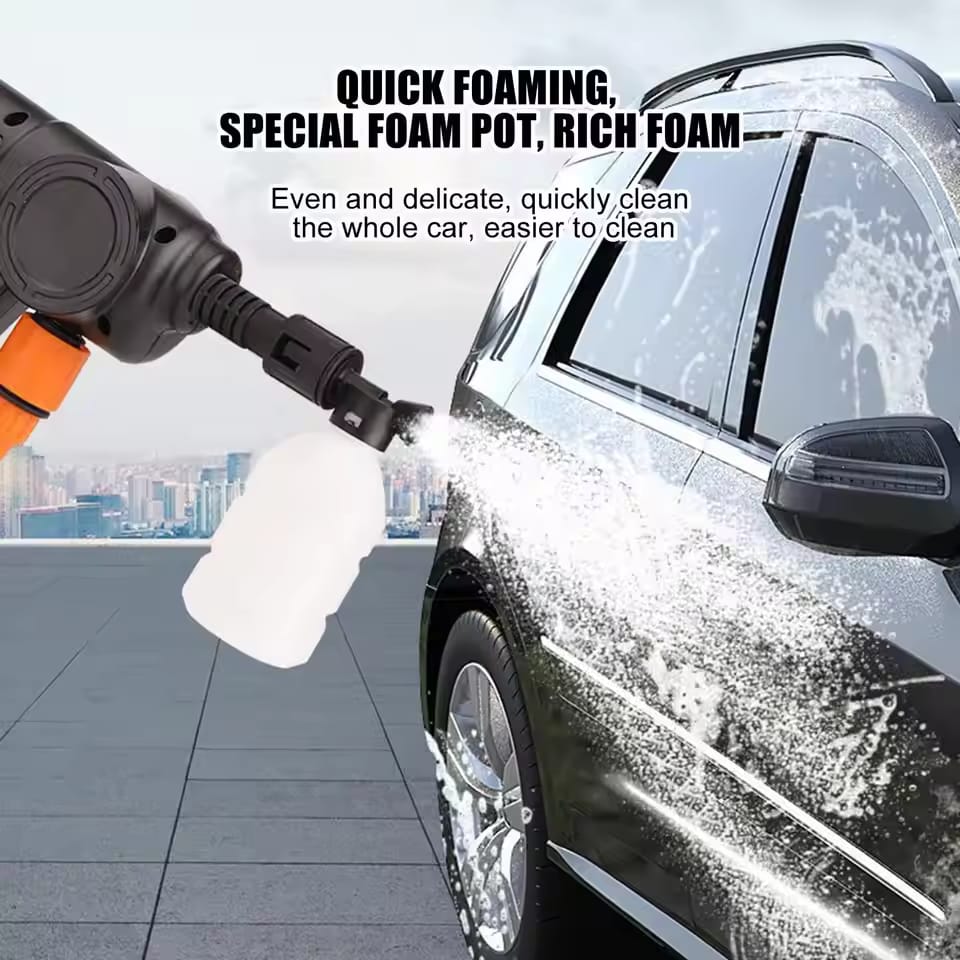 Burraq 48Vf Pressure Washer Gun – Rechargeable Portable Car Washer