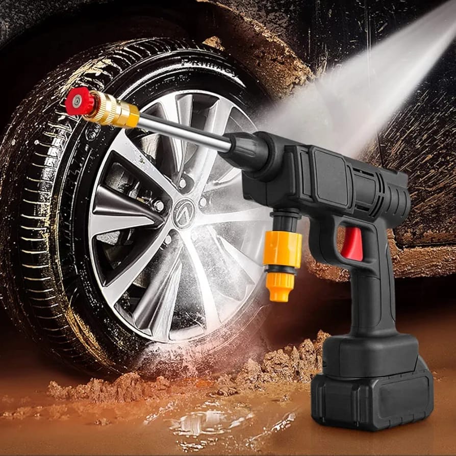 Burraq 48Vf Pressure Washer Gun – Rechargeable Portable Car Washer