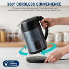 Burraq Western Deluxe Electric Kettle W-52 – 1.8L Stainless Steel Electric Kettle | 1500W Fast Boil