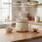 Burraq Surhan SR-9091 Electric Cooker – 2.0L Multi-Function Electric Hot Pot | Non-Stick Ramen Cooker & Electric Stove