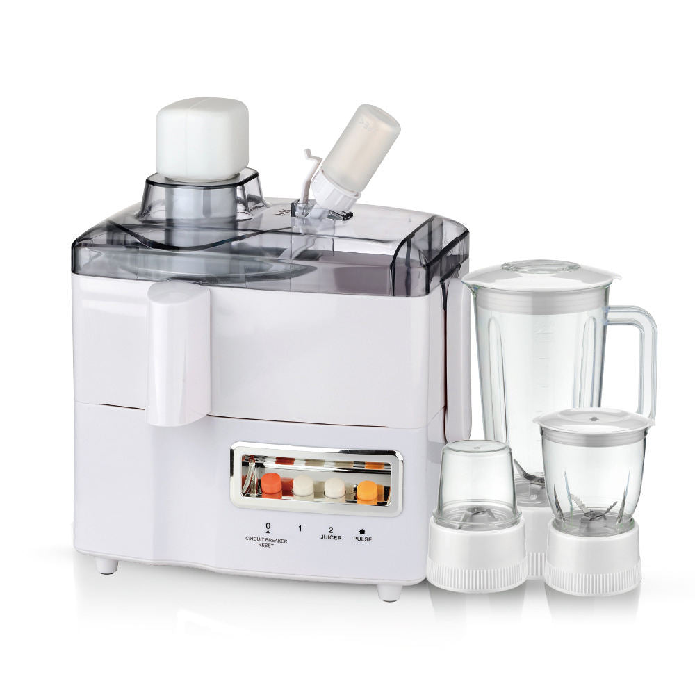 Burraq 4-in-1 Juicer Blender Grinder Machine – Heavy Duty High-Speed Motor | Juicer, Blender, Dry Mill & Chopper