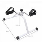 Burraq Mini Exercise Cycle – Foldable Pedal Exerciser for Home & Office | Adjustable Resistance Mini Exercise Bike