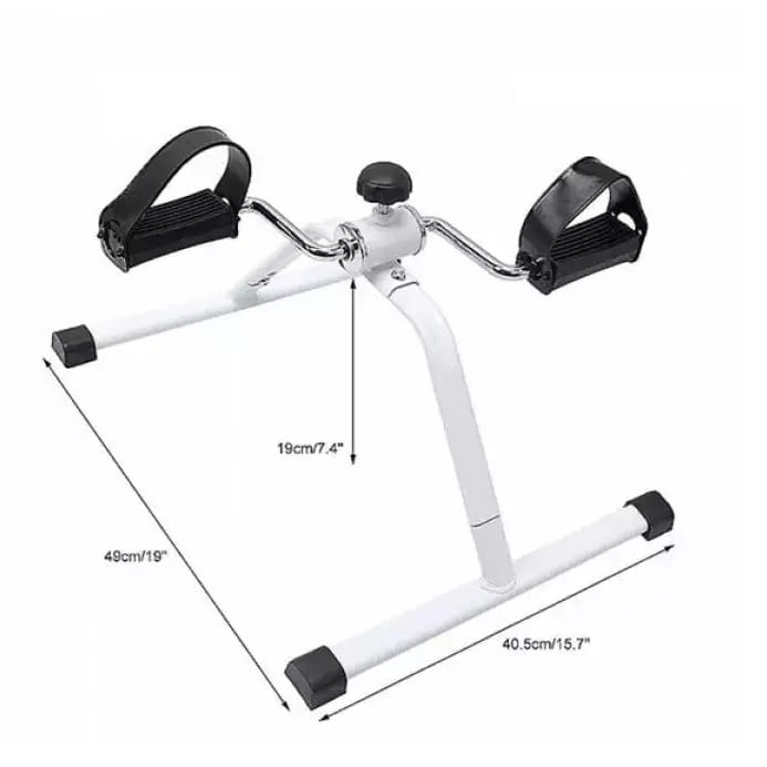 Burraq Mini Exercise Cycle – Foldable Pedal Exerciser for Home & Office | Adjustable Resistance Mini Exercise Bike