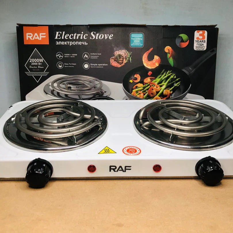 Burraq Raf Double Stove Hot Plate – Electric Stove & Cooking Machine| Multi-Functional Electric Cooker