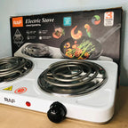 Burraq Raf Double Stove Hot Plate – Electric Stove & Cooking Machine| Multi-Functional Electric Cooker