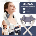 Burraq Neck & Back Massager With Heat – Professional Electric Cervical Deep Tissue Pain Relief Massager / 1 year Warranty + Premium Quality